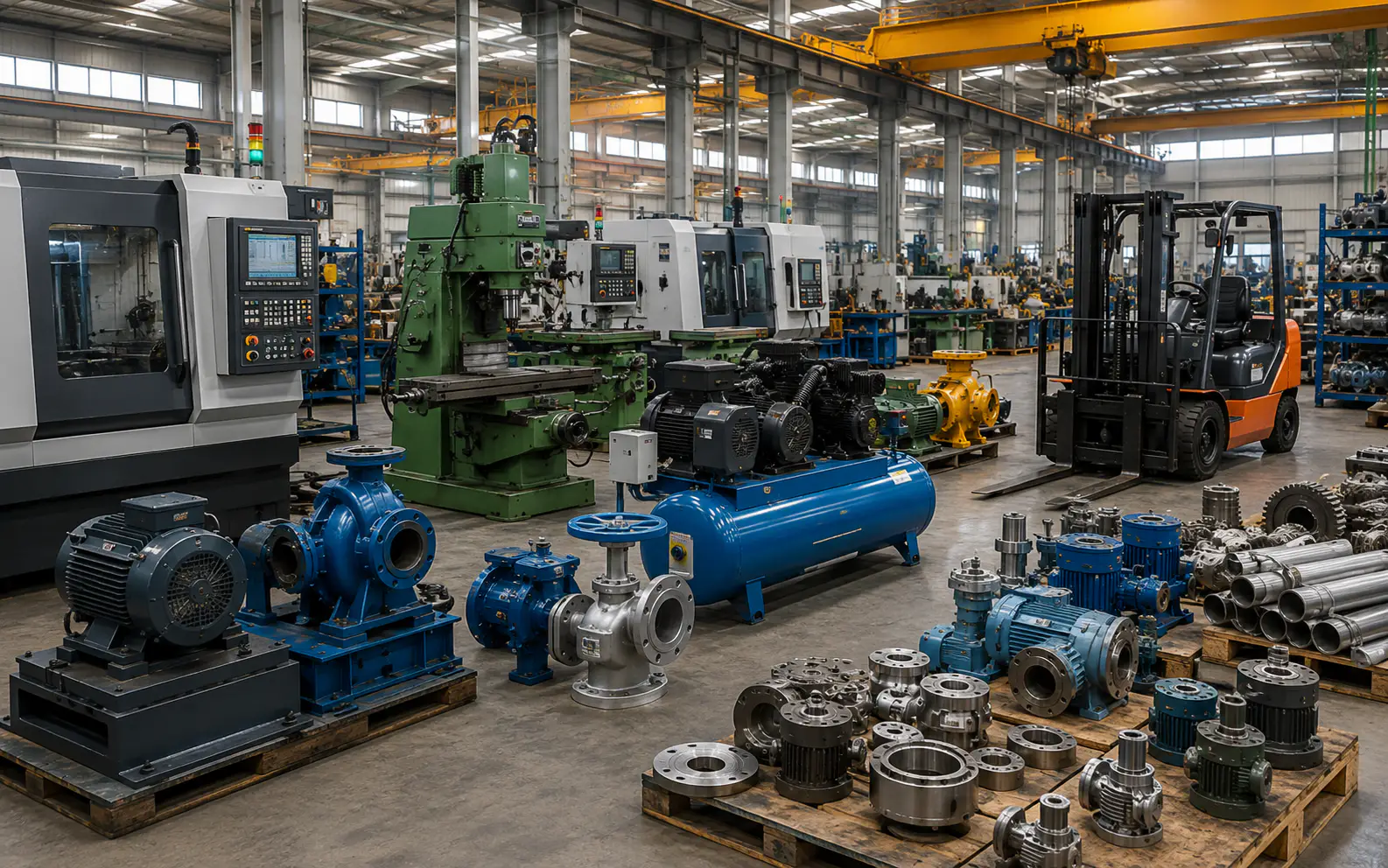 Industrial machinery for a custom sourcing requirement